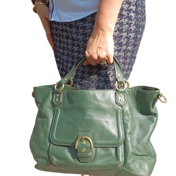 Coach Green Women Bag - Picture 2 of 8